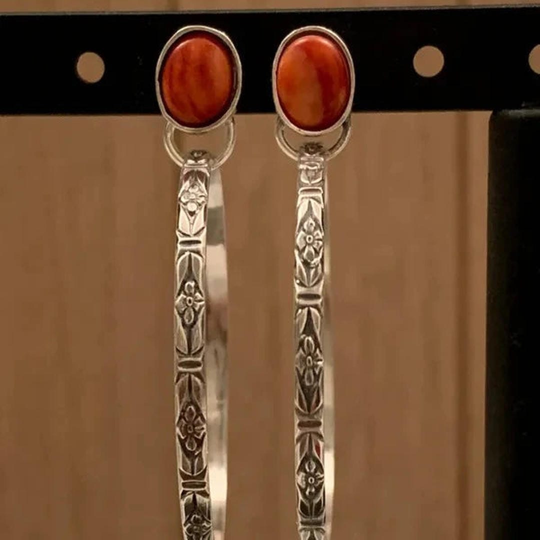 Lorna | Boho Stone Drop Earrings