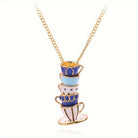 Penny - Garden Teacup Charm Necklace