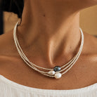 Carmen | Three Strand Pearl Style Necklace