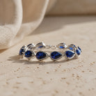 Cheryl | Blue Stone Link Bracelet