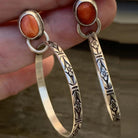 Lorna | Boho Stone Drop Earrings