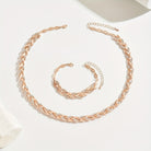 Edie | Fishtail Necklace and Bracelet Set
