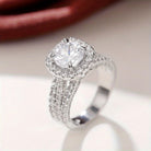 Adeline | Cushion Halo Ring