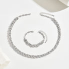 Edie | Fishtail Necklace and Bracelet Set