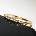 Abigail | Thin Band Solitaire Ring