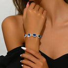 Cheryl | Blue Stone Link Bracelet