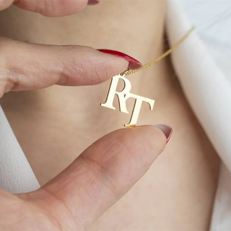 Sylvie | Two Initial Necklace