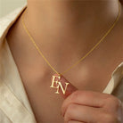 Sylvie | Two Initial Necklace