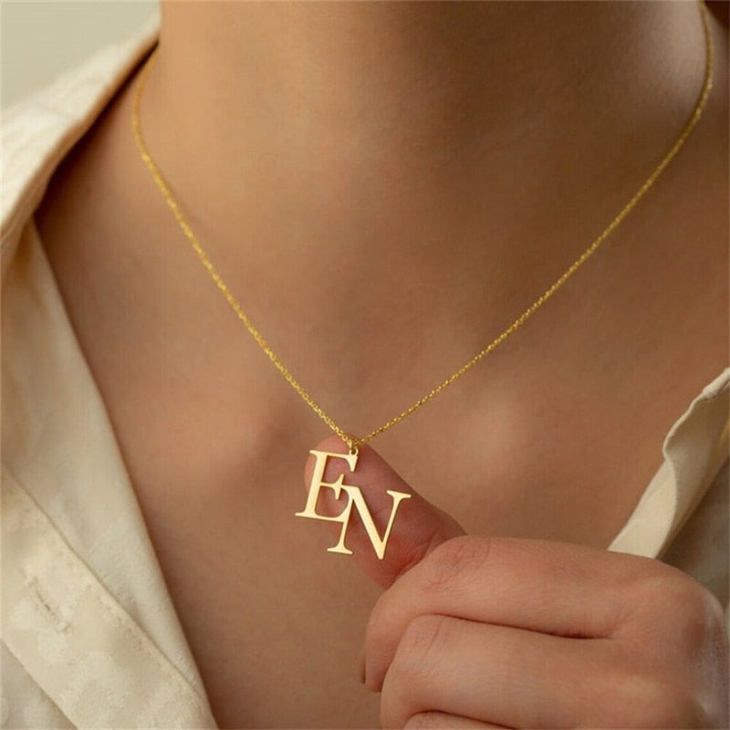 Sylvie | Two Initial Necklace