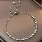 Della | Adjustable Square Stone Bracelet