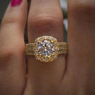 Adeline | Cushion Halo Ring