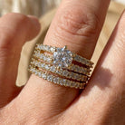 Clementine | Two Piece Bridal Ring Set