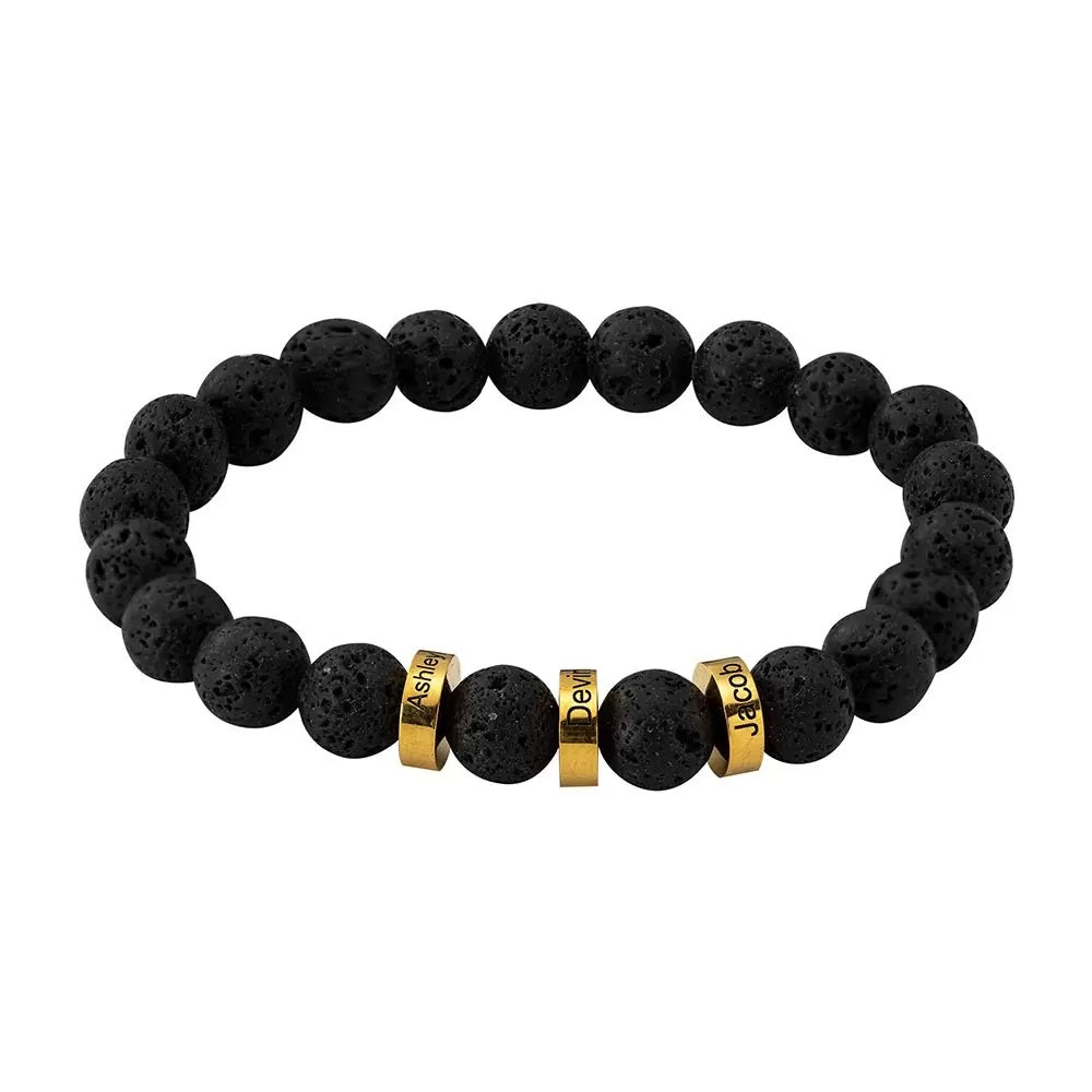 Tara | Custom Name Bead Bracelet