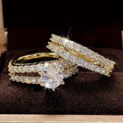 Clementine | Two Piece Bridal Ring Set
