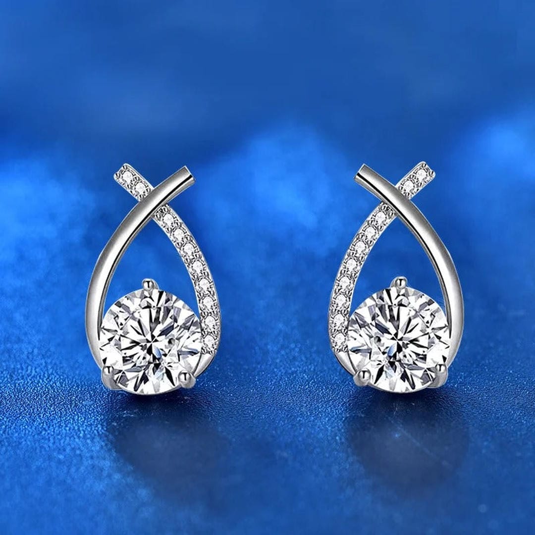 Hannah | Twisted Teardrop Stud Earrings