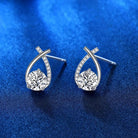 Hannah | Twisted Teardrop Stud Earrings
