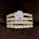 Clementine | Two Piece Bridal Ring Set