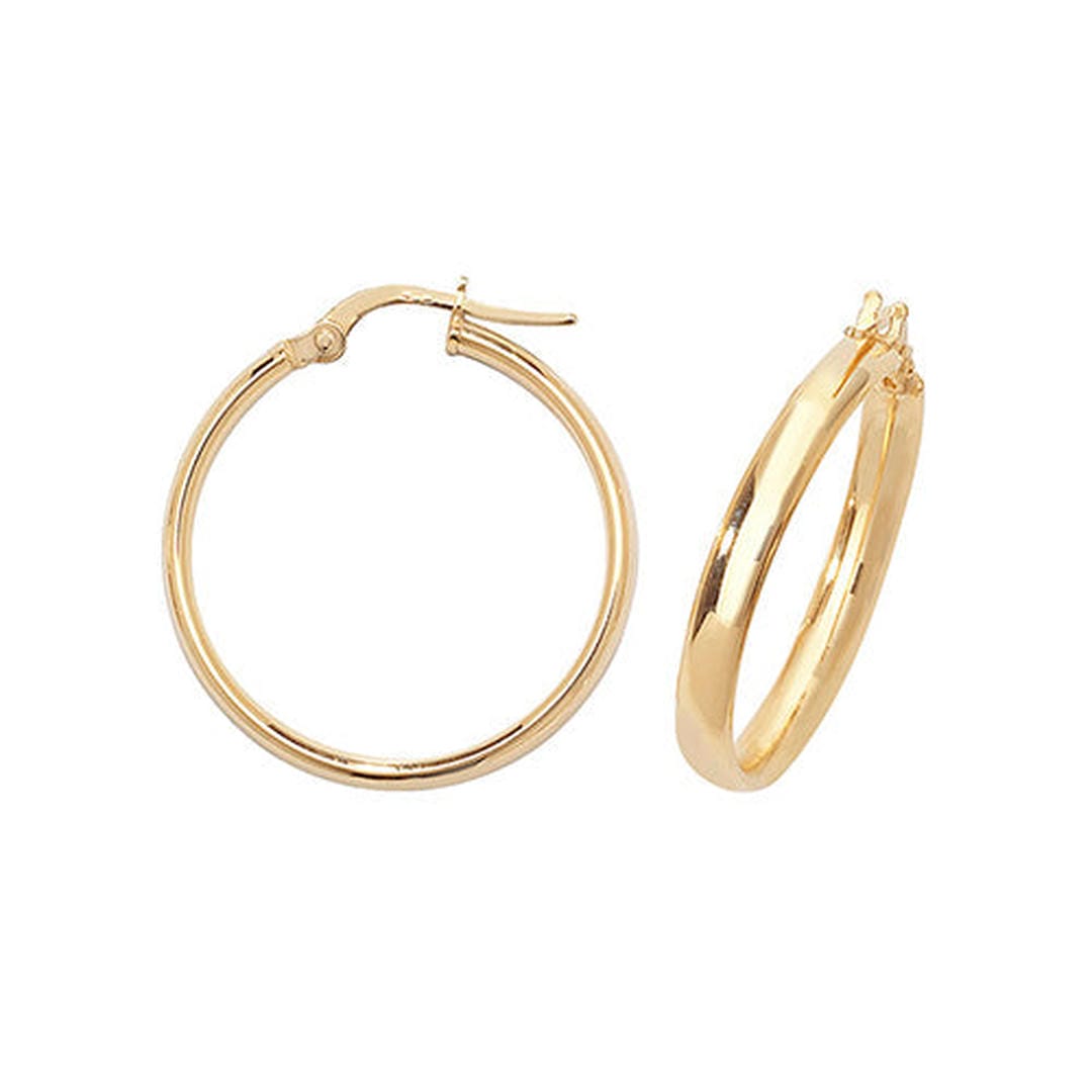 Judith | Large Gold-Tone Hoop Earrings