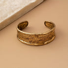 Rhonda | Textured Wide Open Cuff