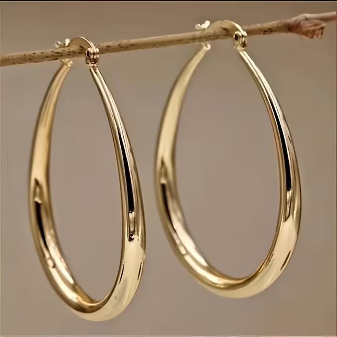 Lucy | Vintage-Style Gold-Tone Earrings