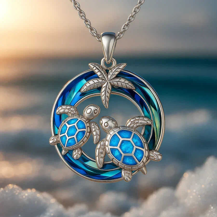 Marlene | Sea Turtle Pendant Necklace