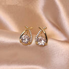 Hannah | Twisted Teardrop Stud Earrings