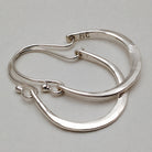 Constance | Classic Silver-Tone Hoop Earrings