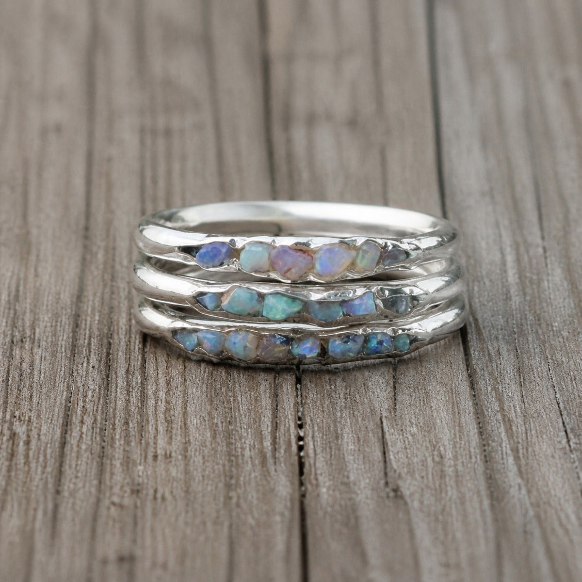 Helena | Layered Blue Stone Ring
