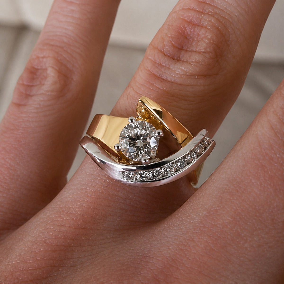 Rosalind | Two-Tone Organic Ring