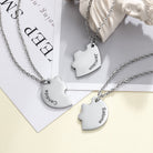 Lola | Three Piece Heart Puzzle Necklace Set
