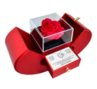 Rosa | Red Rose Gift Box with Pendant Necklace