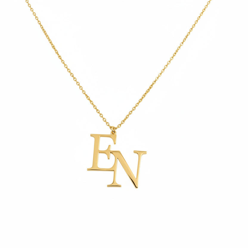 Sylvie | Two Initial Necklace