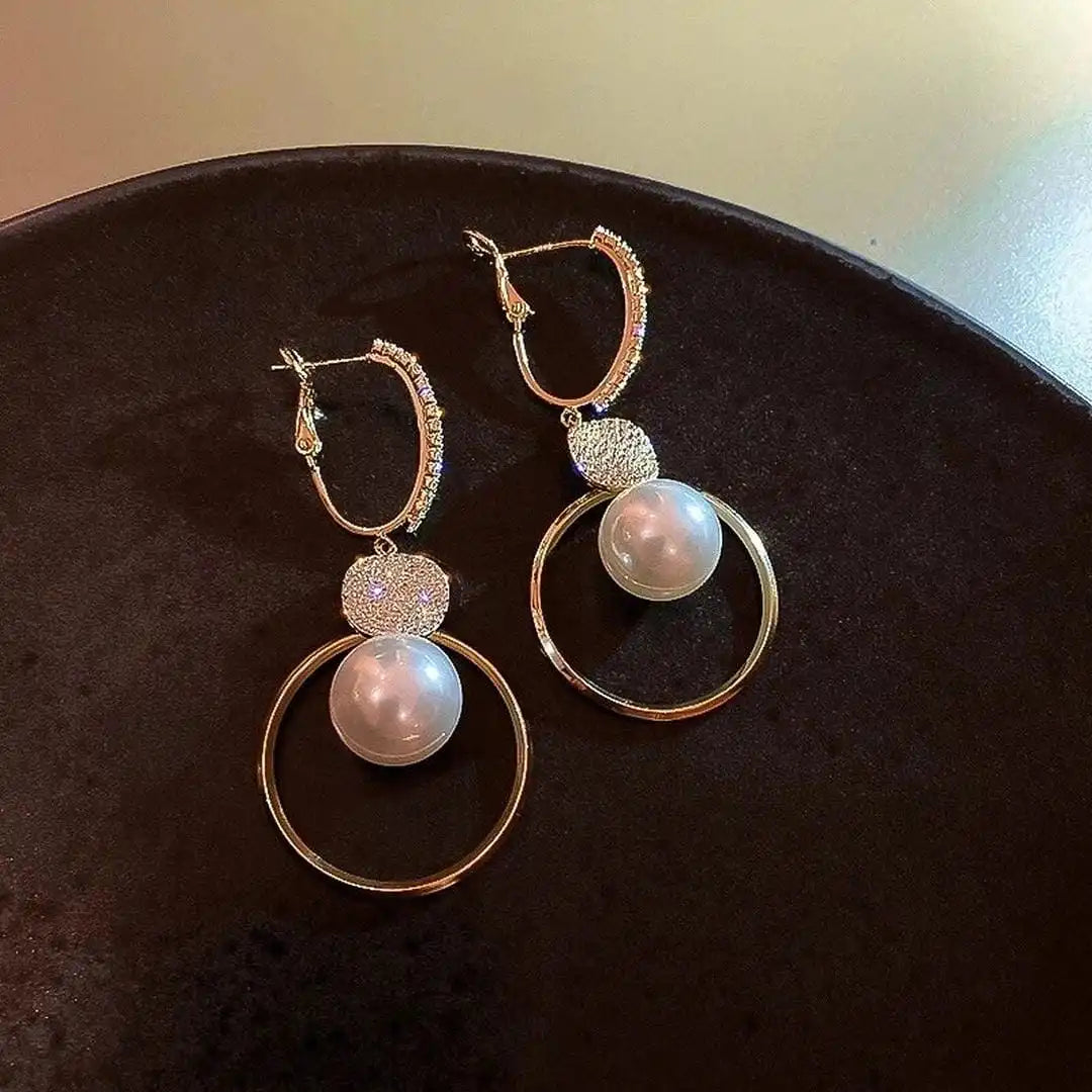 Virginia | Pearl Style Ball Earrings
